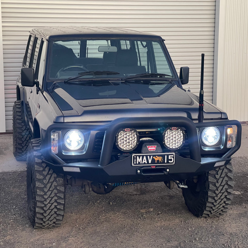 GQ Patrol Stealth Winch Bull Bar – Stealth Bars